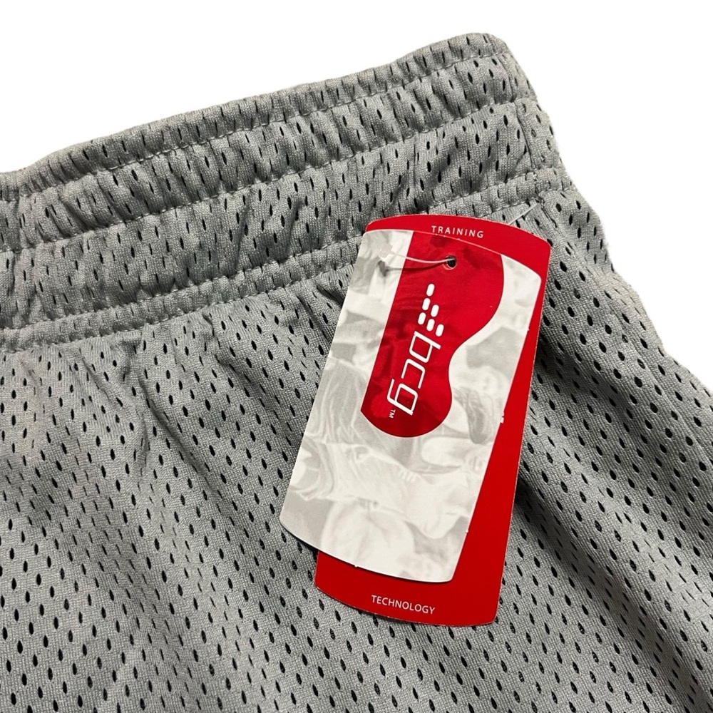 BCG Girls L (12-14) Grey Mesh Athletic Shorts - Picture 2 of 5